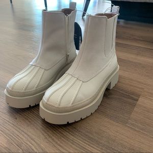 NWT Target off white booties
